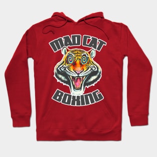 Mad Cat | Tiger Acid | Psychedelic Tiger | LSD Tiger Eyes | Tiger Tripping | Mad Cat Club | Angry Kitty | Raging Tiger | Logo Art & Design By Tyler Tilley (tiger picasso) Hoodie